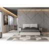 Letto imbottito Matrimoniale 160x210 cm tessuto Agata Mados