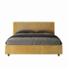 Letto imbottito Matrimoniale 160x190 cm tessuto Labirinto Rosal
