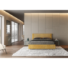 Letto imbottito Matrimoniale 160x190 cm tessuto Labirinto Rosal