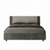 Letto imbottito Matrimoniale 160x190 cm tessuto Labirinto Rosal