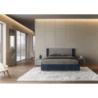 Letto imbottito Matrimoniale 160x190 cm tessuto Labirinto Rosal