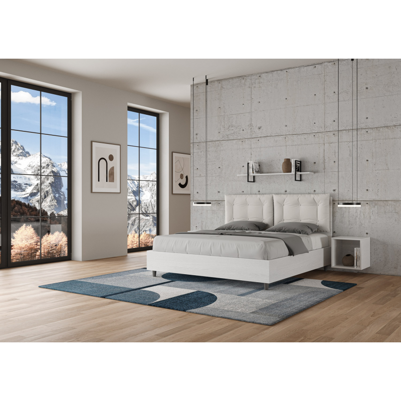 Letto Matrimoniale 160x190 cm cuscinatura Egos Annalisa