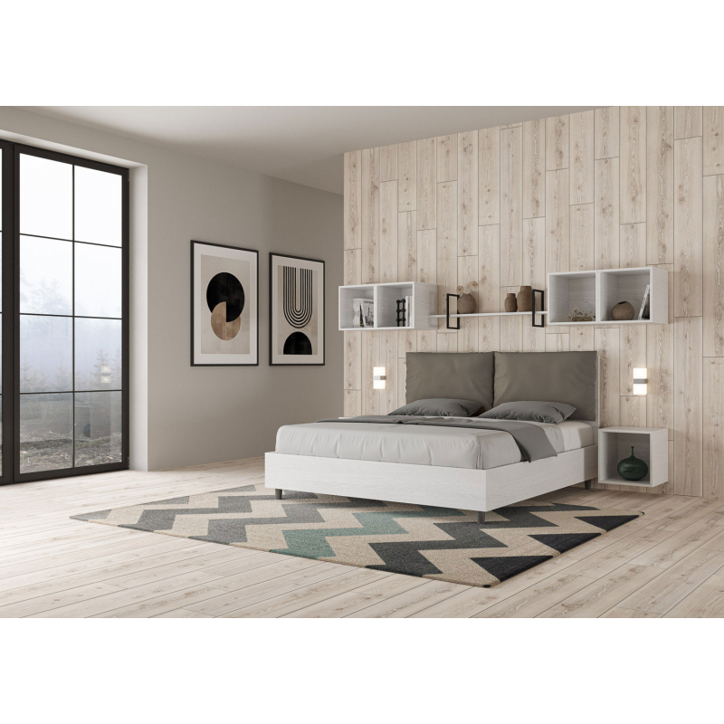 Letto Matrimoniale 160x190 cm cuscinatura Egos Antea