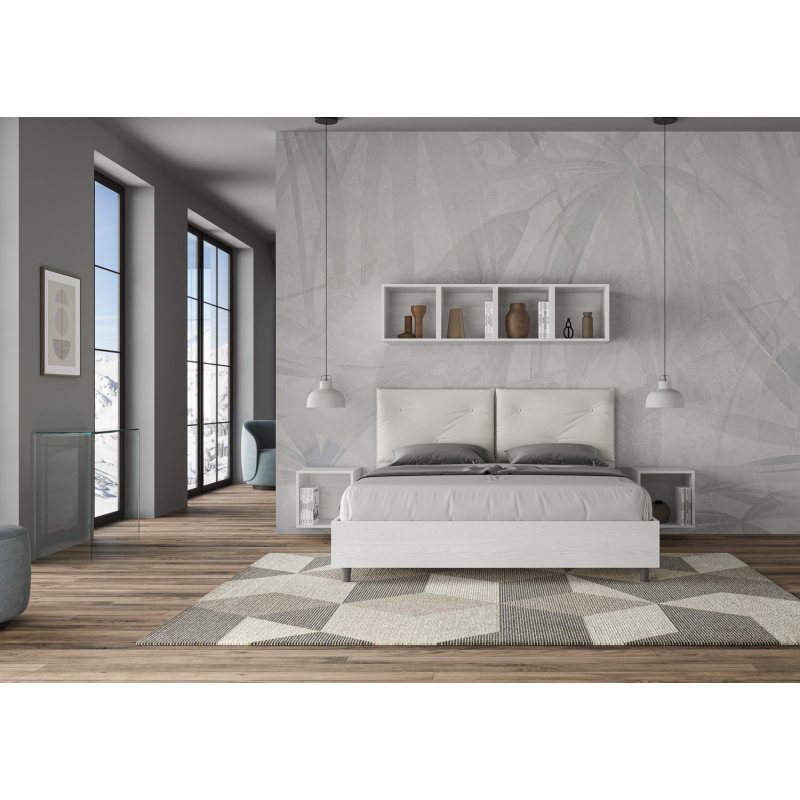 Letto Matrimoniale 160x190 cm cuscinatura Egos Appia