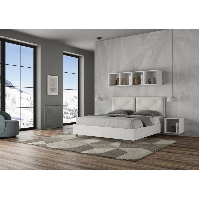 Letto Matrimoniale 160x190 cm cuscinatura Egos Appia