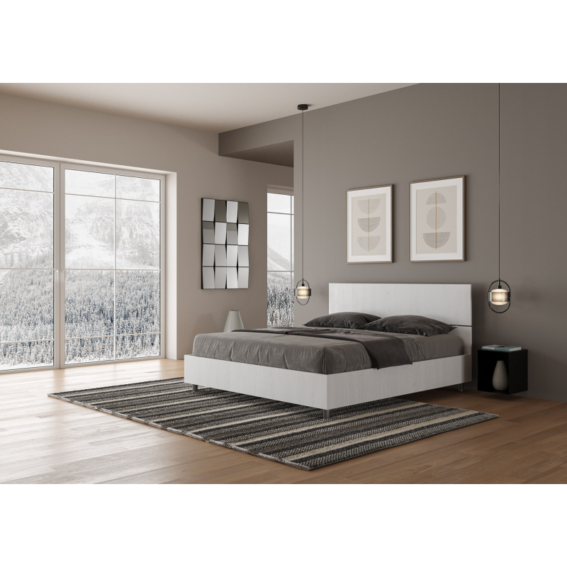 Letto Matrimoniale 160x190 cm testata dritta Demas