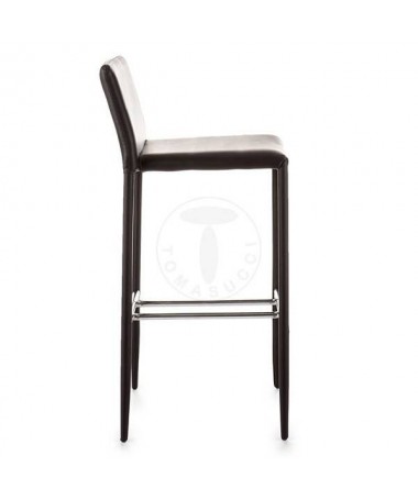 Zoom Sgabello in pelle ecologica Lion - set da 2 nero