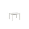 Tavolo allungabile con top in ceramica Gambe in metallo verniciato Allunghe interne Frame 80cm X 120-170cm H 75cm Stones