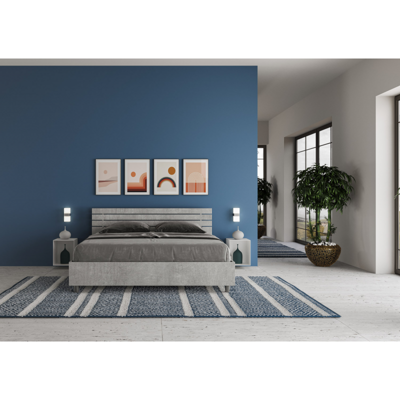 Letto Matrimoniale 160x190 cm testata dritta con doghe Ankel