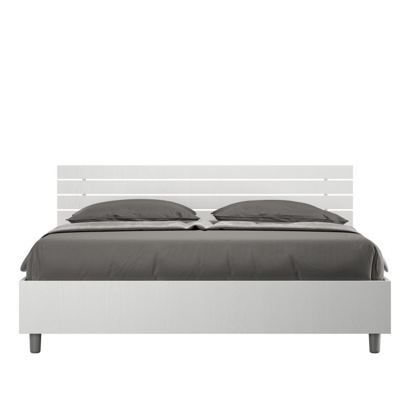 Letto Matrimoniale 160x200 cm testata dritta con doghe Ankel