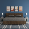 Letto Matrimoniale 160x190 cm testata inclinata con doghe Ankel