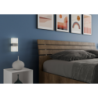 Letto Matrimoniale 160x190 cm testata inclinata con doghe Ankel