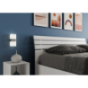 Letto Matrimoniale 160x200 cm testata inclinata con doghe Ankel