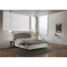Letto Matrimoniale 160x190 cm struttura bianco frassino testata Antilia