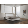 Letto Matrimoniale 160x200 cm struttura bianco frassino testata Antilia