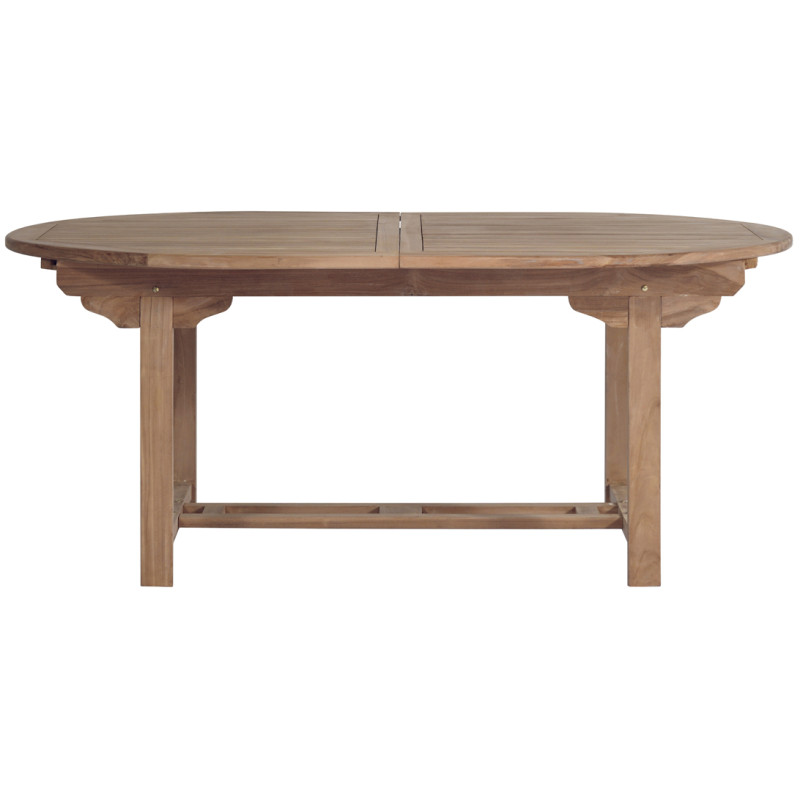Tavolo Alicudi ovale estensibile Moia legno teak 240cm esterno