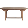 Tavolo Alicudi ovale estensibile Moia legno teak 240cm esterno
