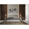 Letto Matrimoniale 160x190 cm struttura bianco frassino testata Grace