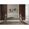 Letto Matrimoniale 160x190 cm struttura bianco frassino testata Grace