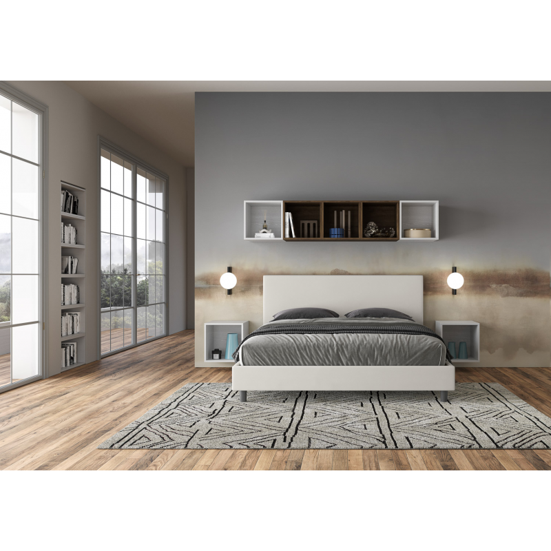 Letto imbottito Matrimoniale 160x190 cm Naspy