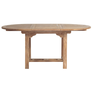 Tavolo Moia Capraia tondo estensibile legno teak 170cm giardino
