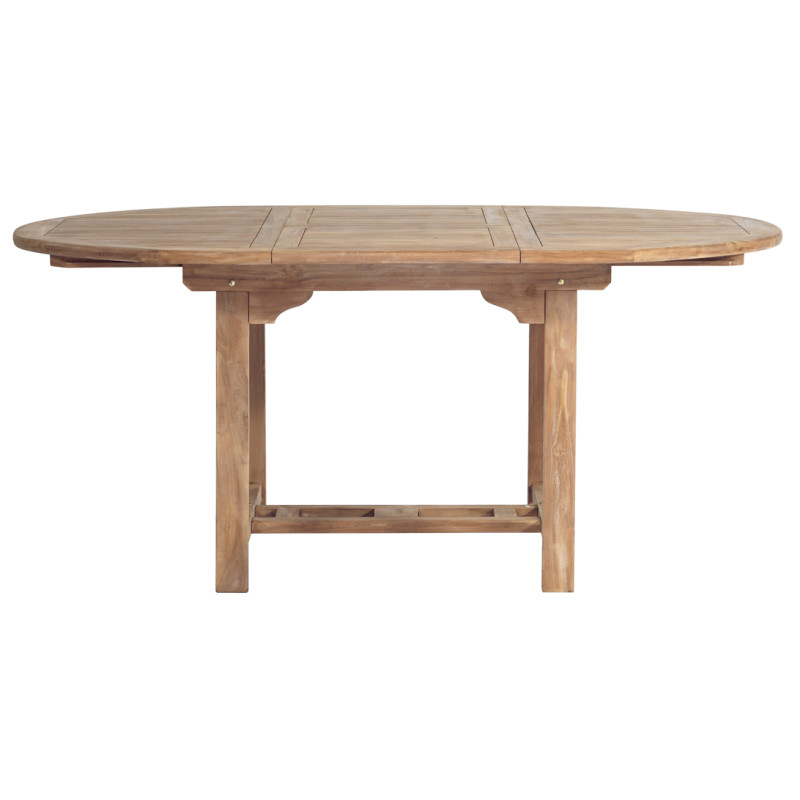 Tavolo Moia Capraia tondo estensibile legno teak 170cm giardino