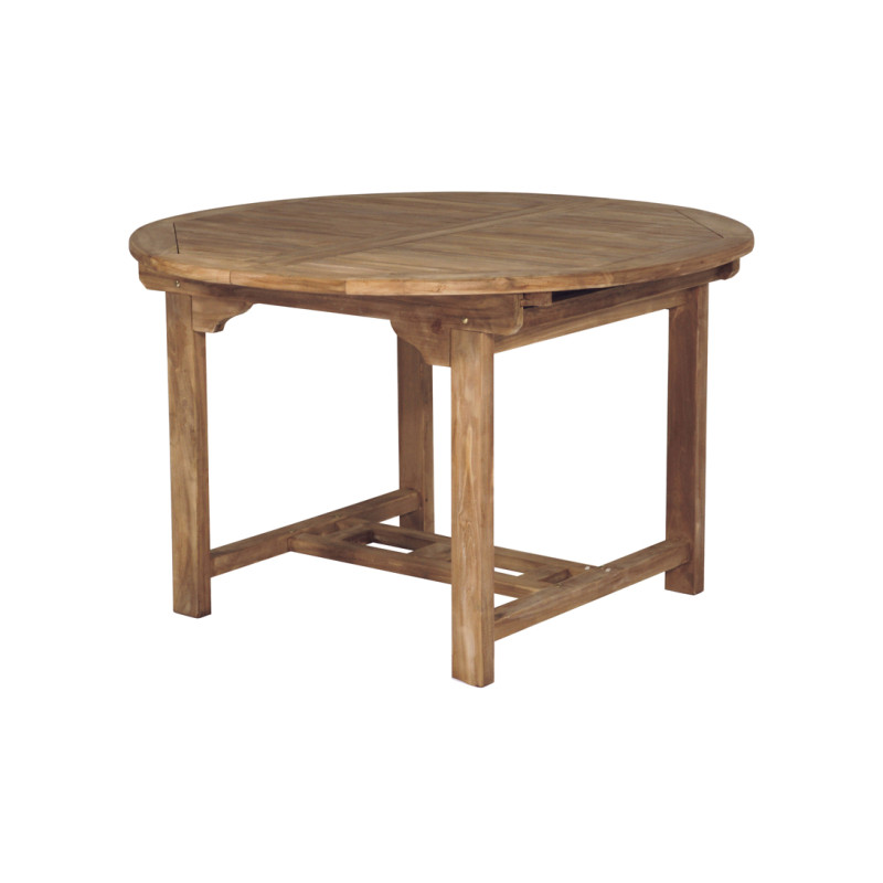 Tavolo Moia Capraia tondo estensibile legno teak 170cm giardino