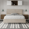 Letto imbottito Matrimoniale francese 140x190 cm Adele