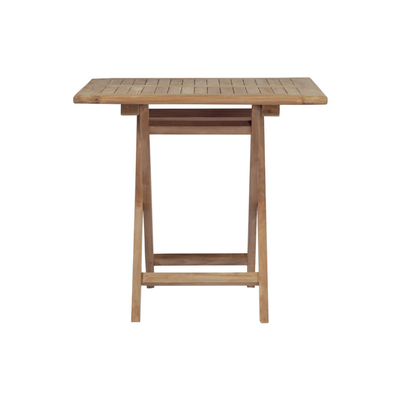 Tavolo Vulcano quadrato Moia legno teak 80cm esterno resistente