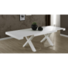 Tavolo allungabile Gondar 180x100 bianco larice