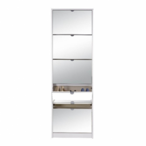Zoom Scarpiera Koblenz 5 ante con specchio Koblenz bianco