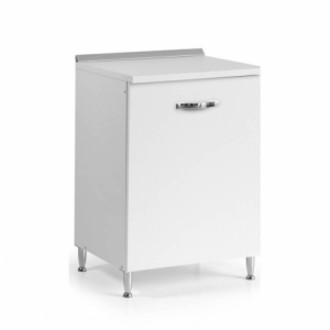 Base cucina con anta 60x50x85H bianco frassinato EFFEZETA ITALIA