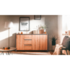 Madia Denver 3 160x40x88H quercia antracite