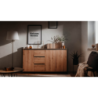 Madia Denver 3 160x40x88H quercia antracite