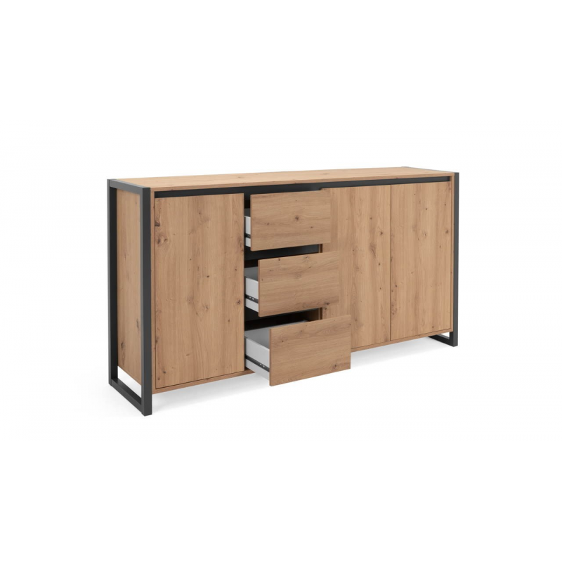 Madia Denver 3 160x40x88H quercia antracite