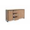 Madia Denver 3 160x40x88H quercia antracite