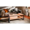 Tavolino da salotto Denver 55 L100xP55XH40 quercia antracite