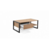 Tavolino da salotto Denver 55 L100xP55XH40 quercia antracite