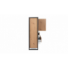 Credenza alta Denver 51 L120XP40XH140 quercia antracite