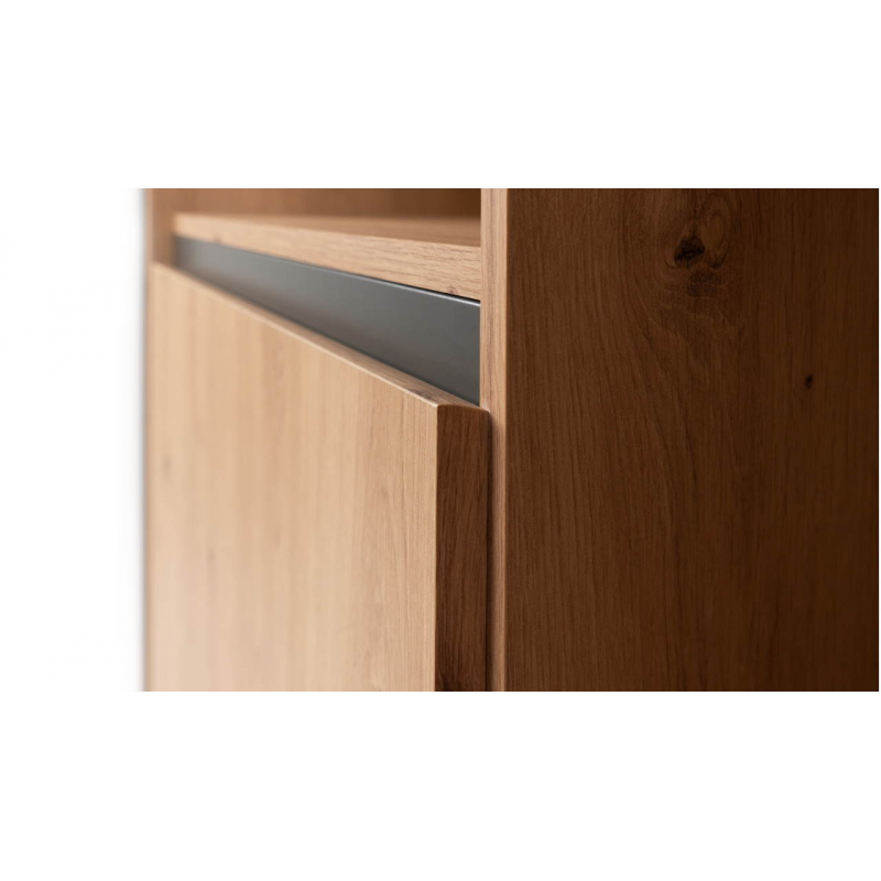 Credenza alta Denver 51 L120XP40XH140 quercia antracite