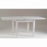 Tavolo quadrato allungabile Verona bianco 90x90