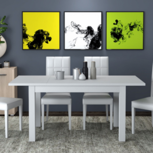 Zoom Tavolo allungabile FIRENZE 120x80 bianco frassinato