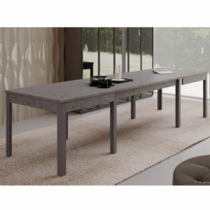 Zoom Tavolo Super4 160x90 allungabile a 320 cm cemento