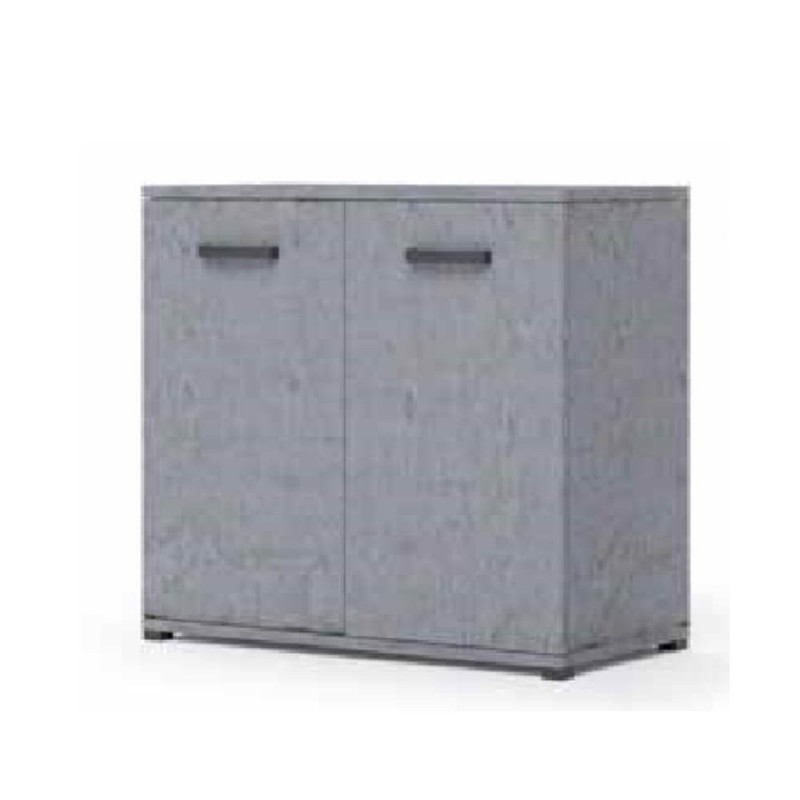 Multiuso Mini Viareggio 90 cm 2 ante Cemento