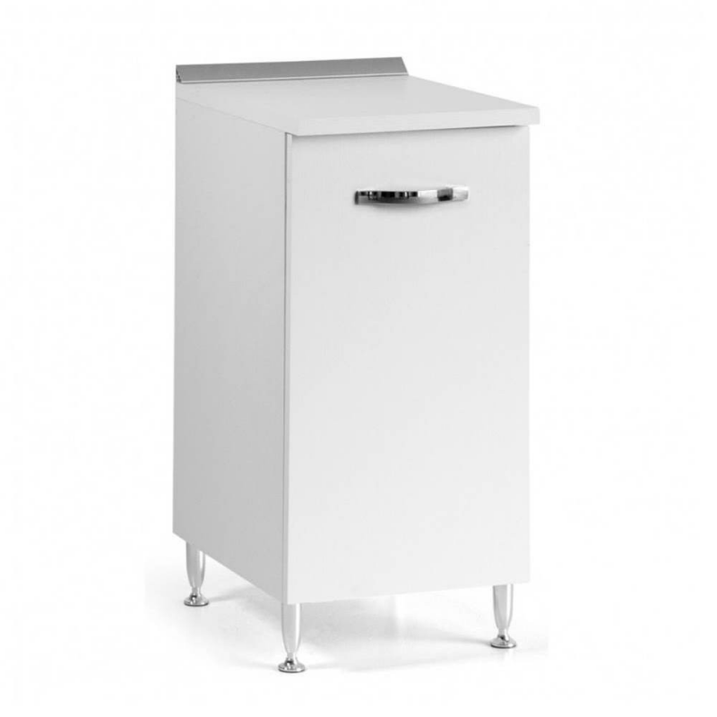 Base cucina con anta 40x50x85H bianco frassinato EFFEZETA ITALIA