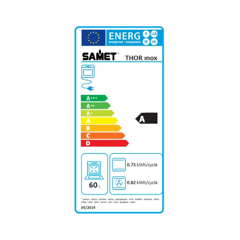 Samet Forno multifunzione Thor inox A
