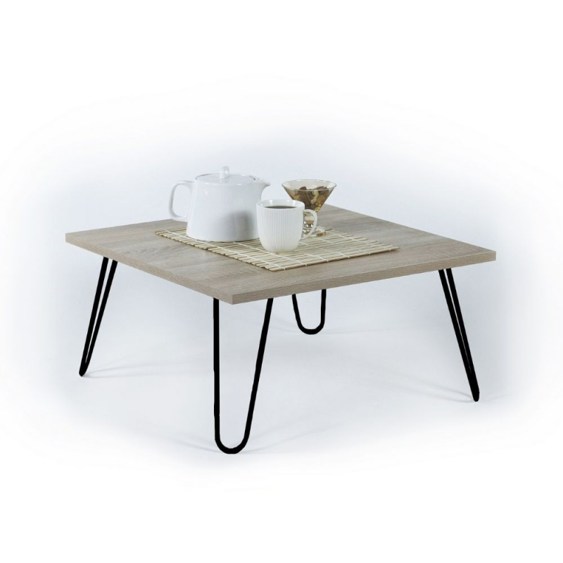 Tavolino da salotto rettangolare rovere Illia 60x60 MT1904021