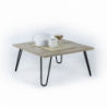 Tavolino da salotto rettangolare rovere Illia 60x60 MT1904021