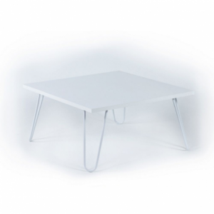 Zoom Tavolino da salotto rettangolare bianco Illia 60x60 MT190403