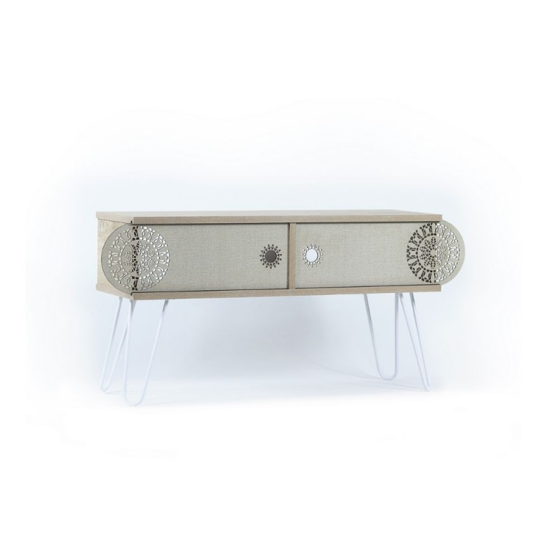 Porta TV Illia rovere 106x30x48H MT190122